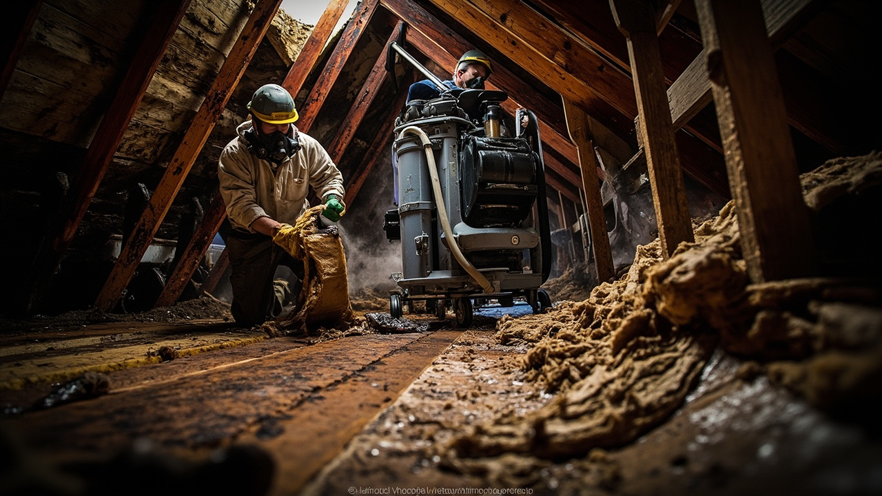 Attic Water Damage Cleanup in Pittsburgh – Fast Response Before Insulation Fails and Mold Takes Hold