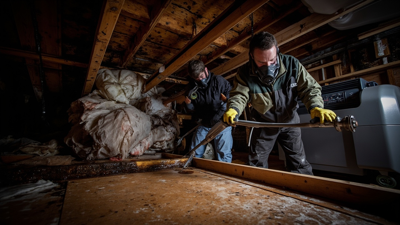 Our Technical Approach to Attic Water Removal Services