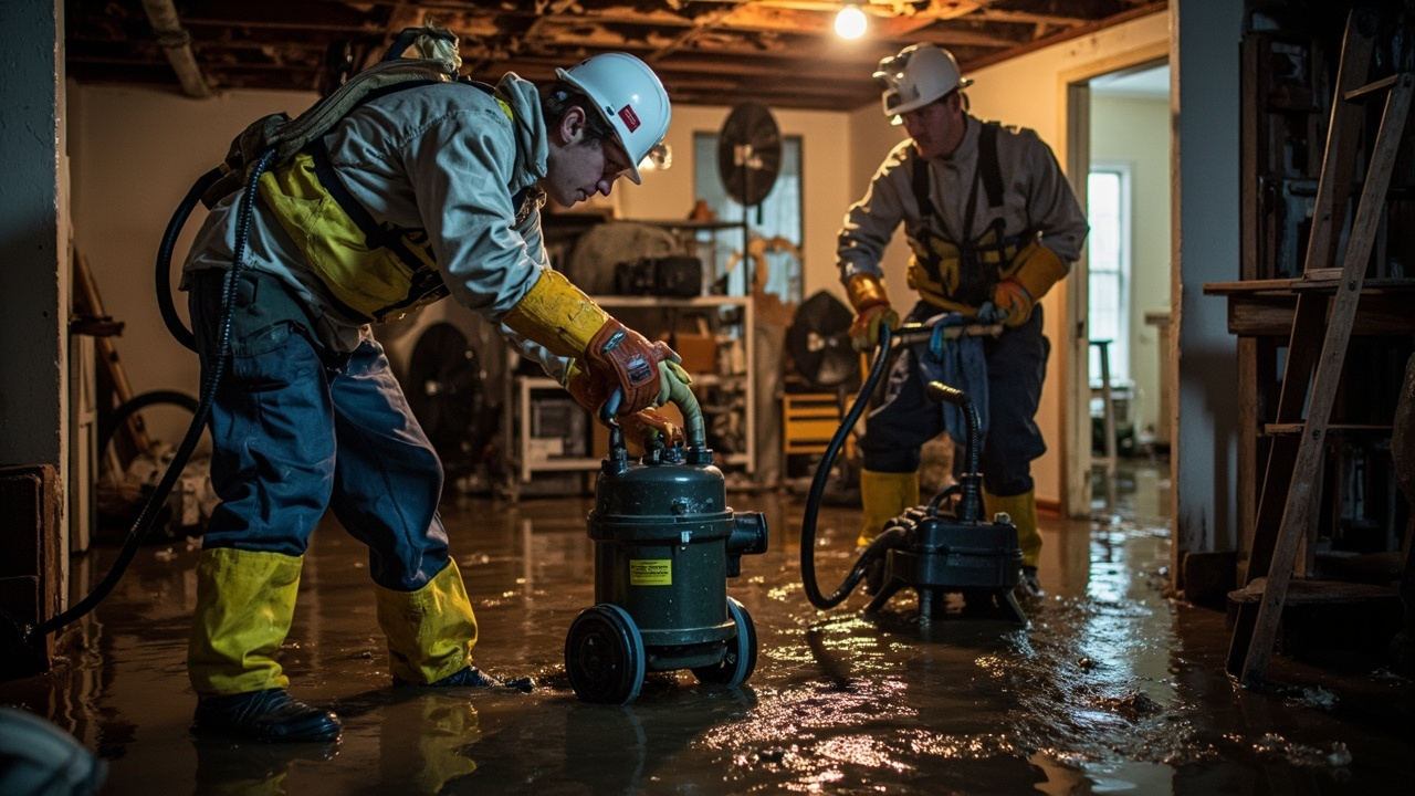 Our Flooded Basement Remediation Process: Extraction, Drying, and Prevention