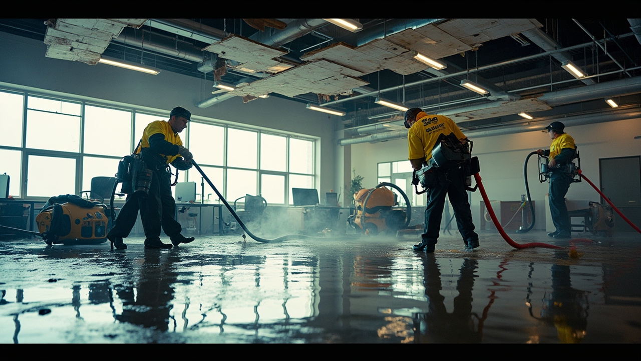 Our Commercial Water Damage Response Protocol