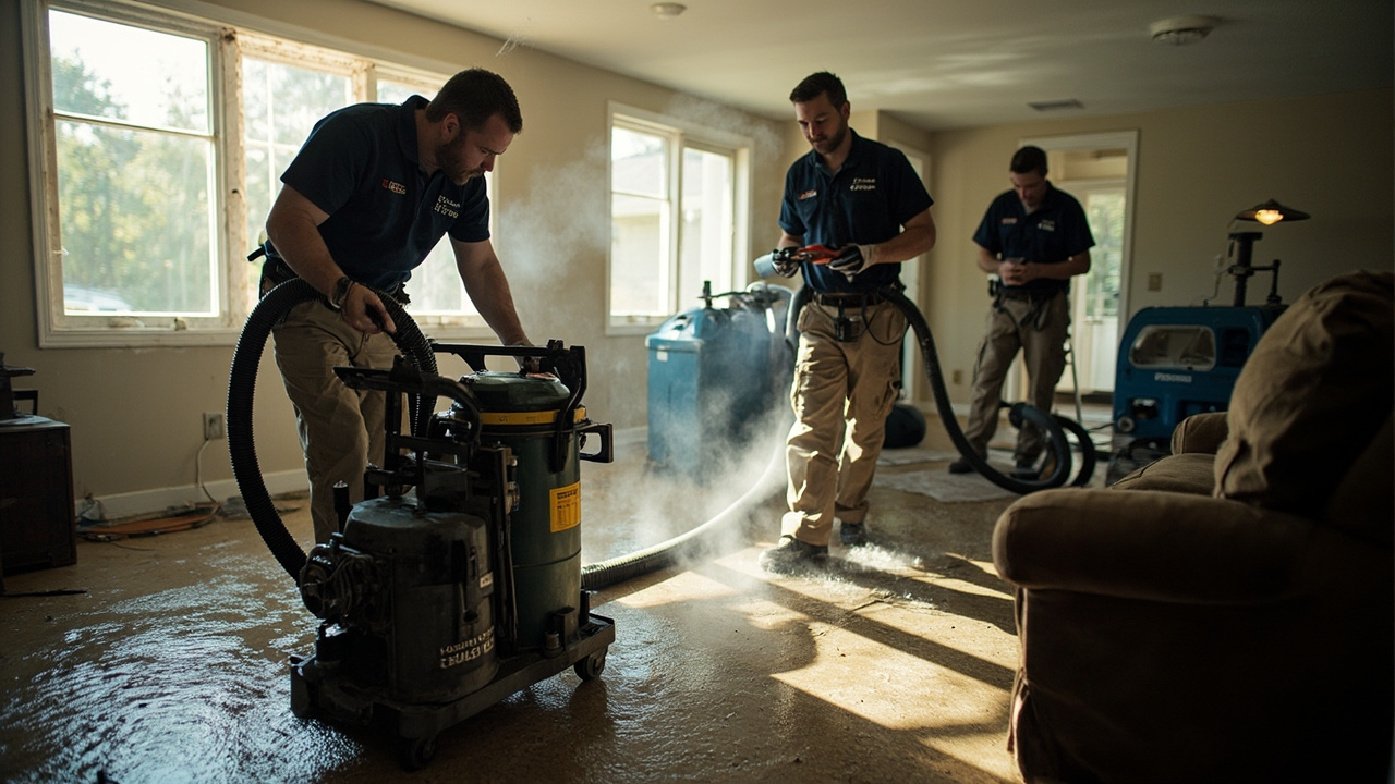 How Professional Flood Extraction Stops Damage Progression