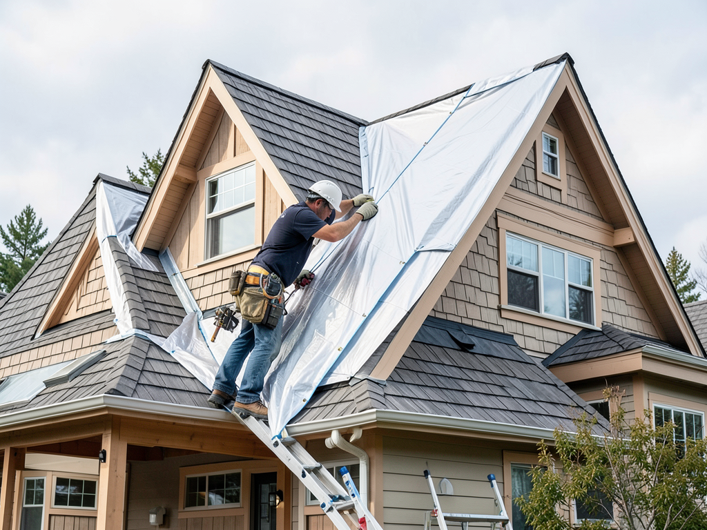 Steps to take for a roof leak in swissvale before